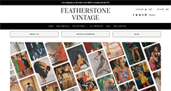 Desktop Screenshot of featherstonevintage.com